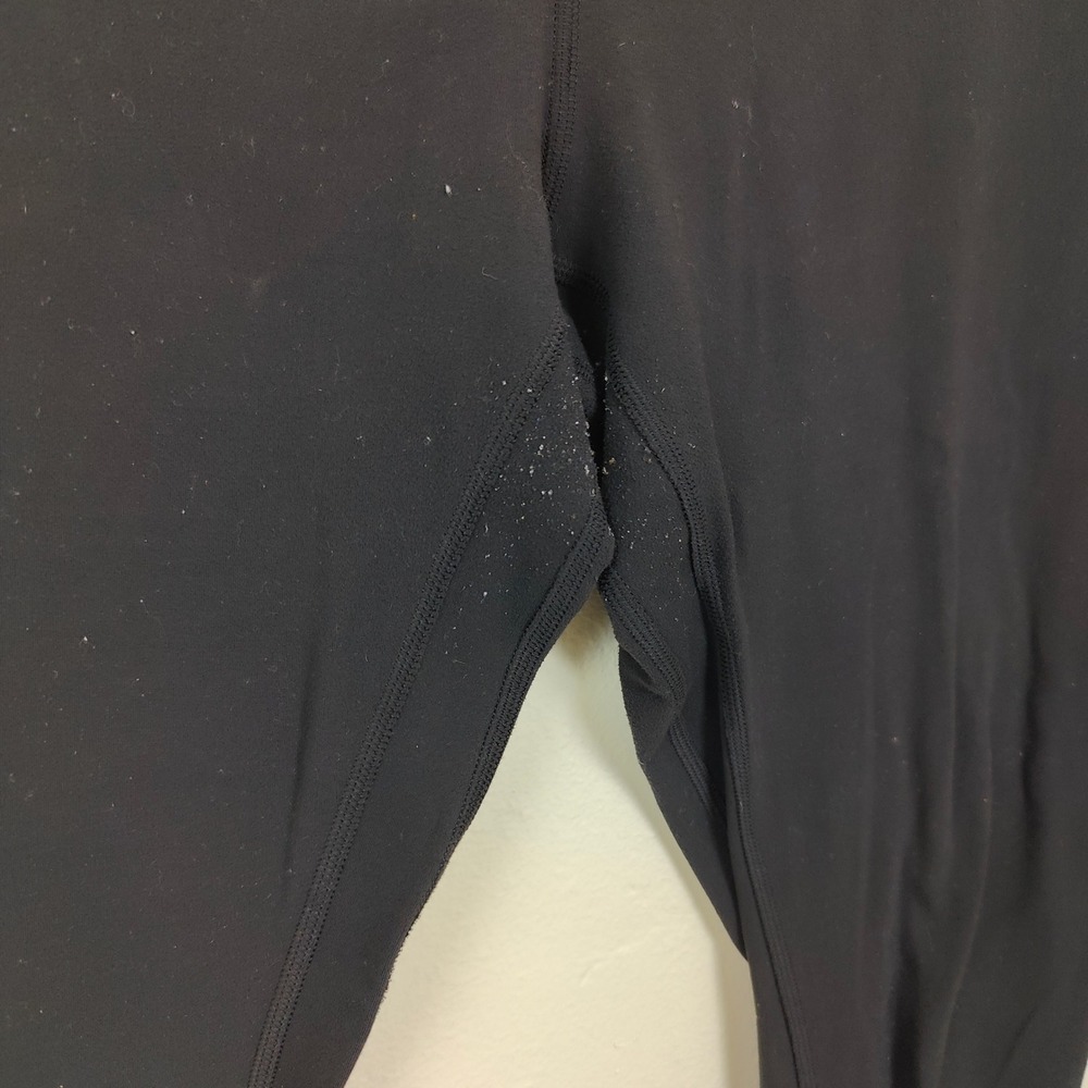 Lululemon Align Crop Pants Womens 6 Black High Rise 21" Nulu Yoga Athleisure - Picture 4 of 8